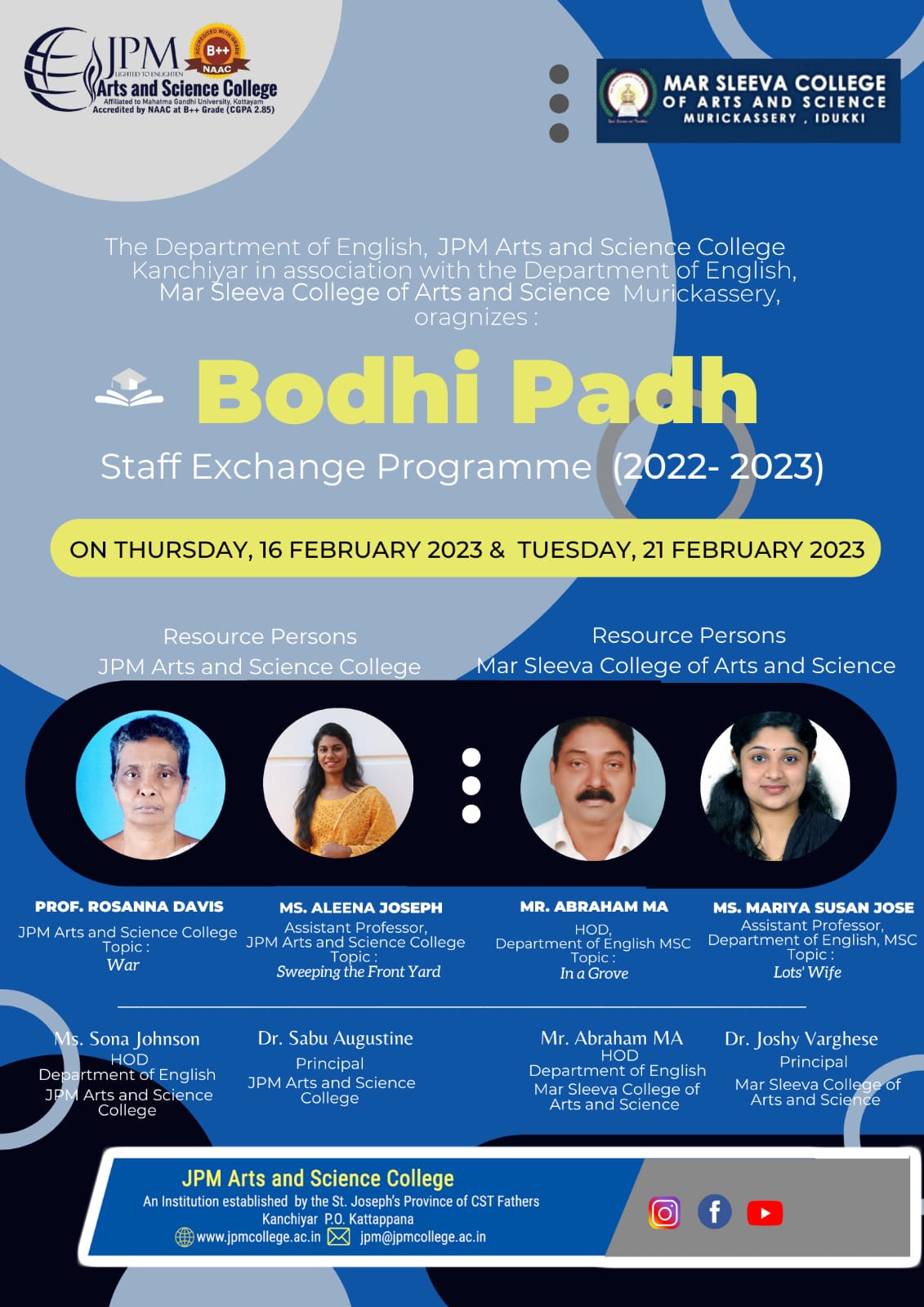 Bodhi Path - Staff Exchange Program